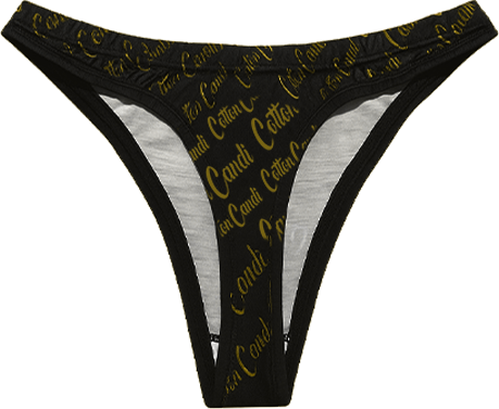Cotton Candi Women's Low Waist Thong Underwear Comfortable Breathable Seamless Design for Everyday Wear