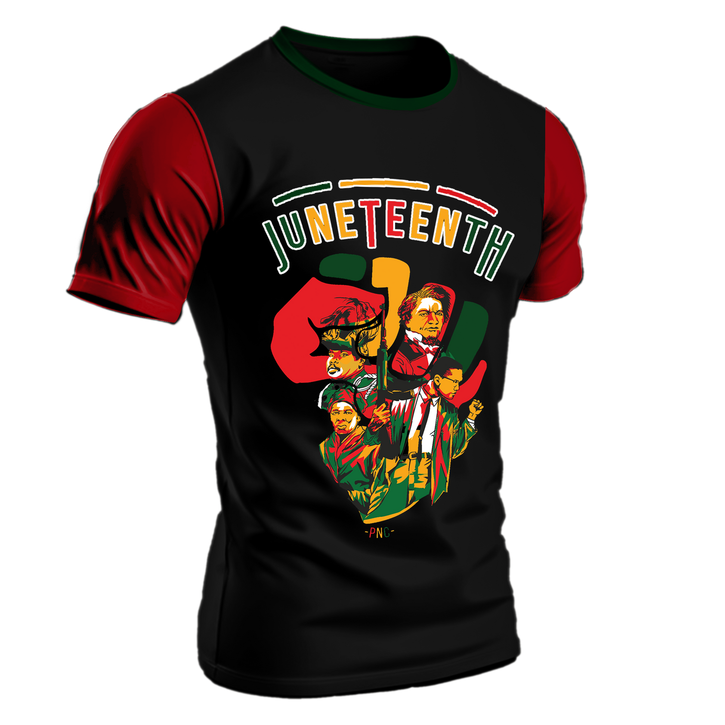 Freedom Fighters Men's Juneteenth Tee Shirt Black