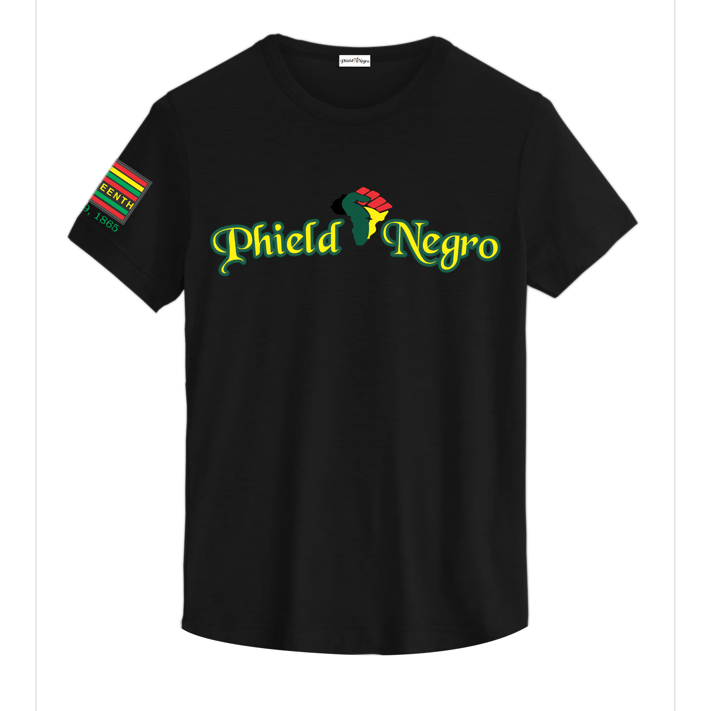 Juneteenth Tee Shirt - Premium Phield Negro - Juneteenth Edition Black