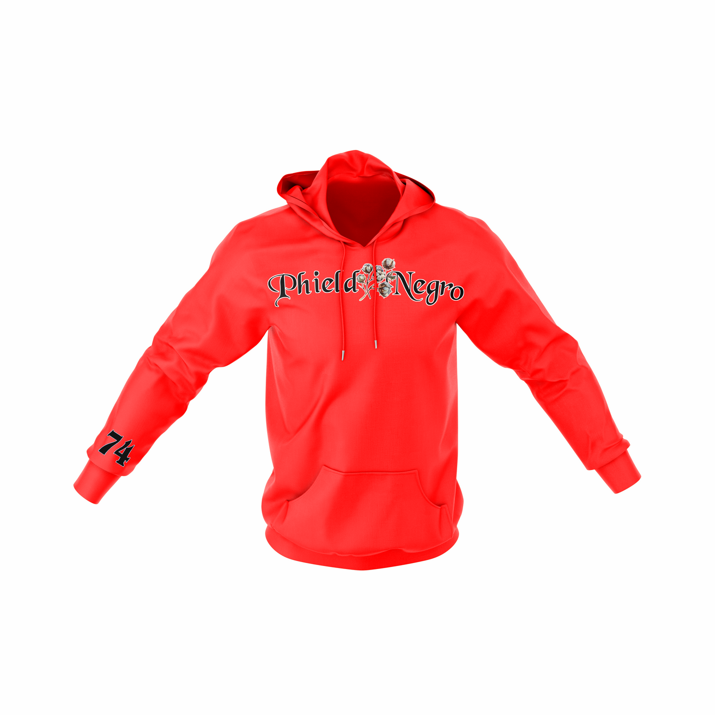 Phield Negro Hoodie - Red