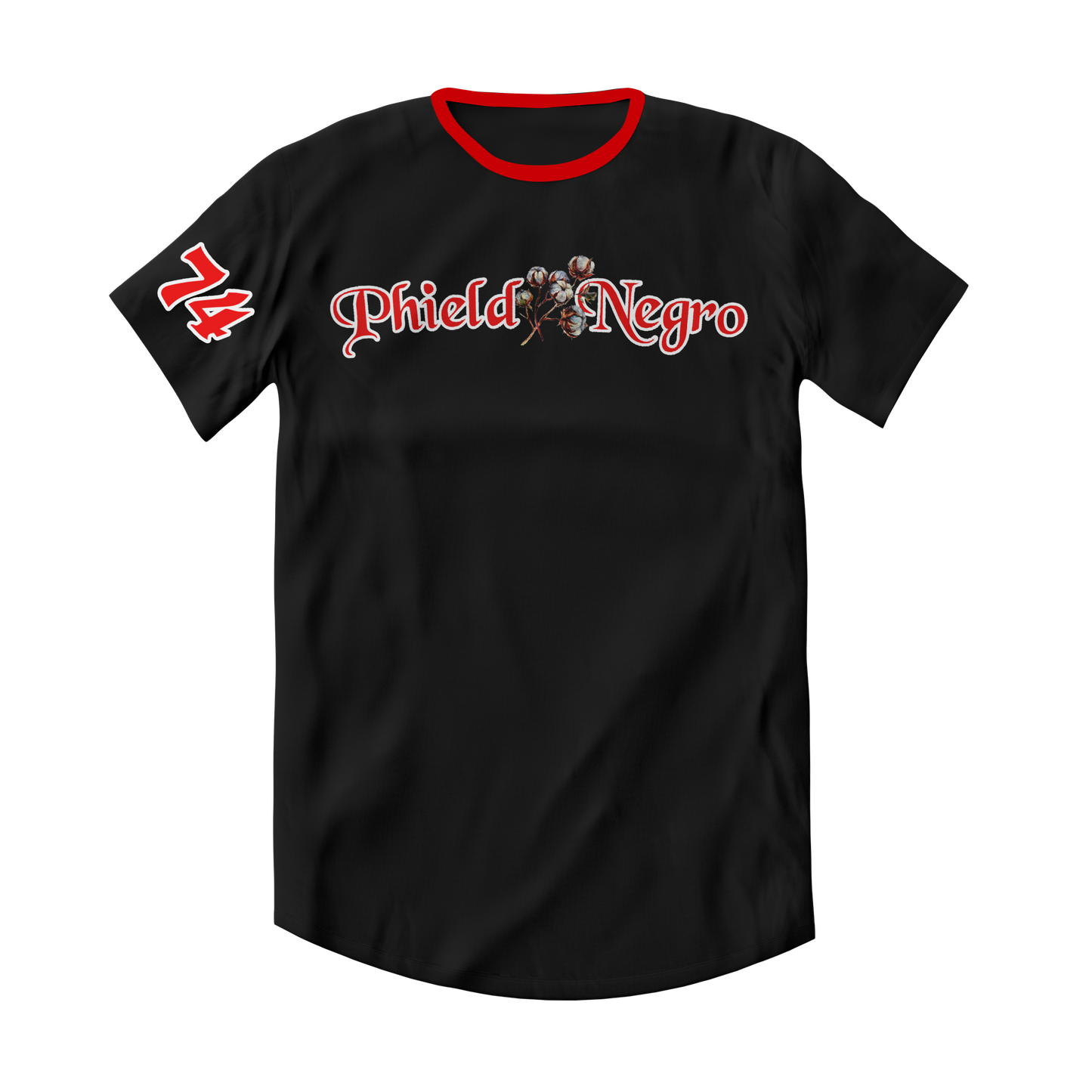 Phield Negro Premium T-shirt (Red/Black)