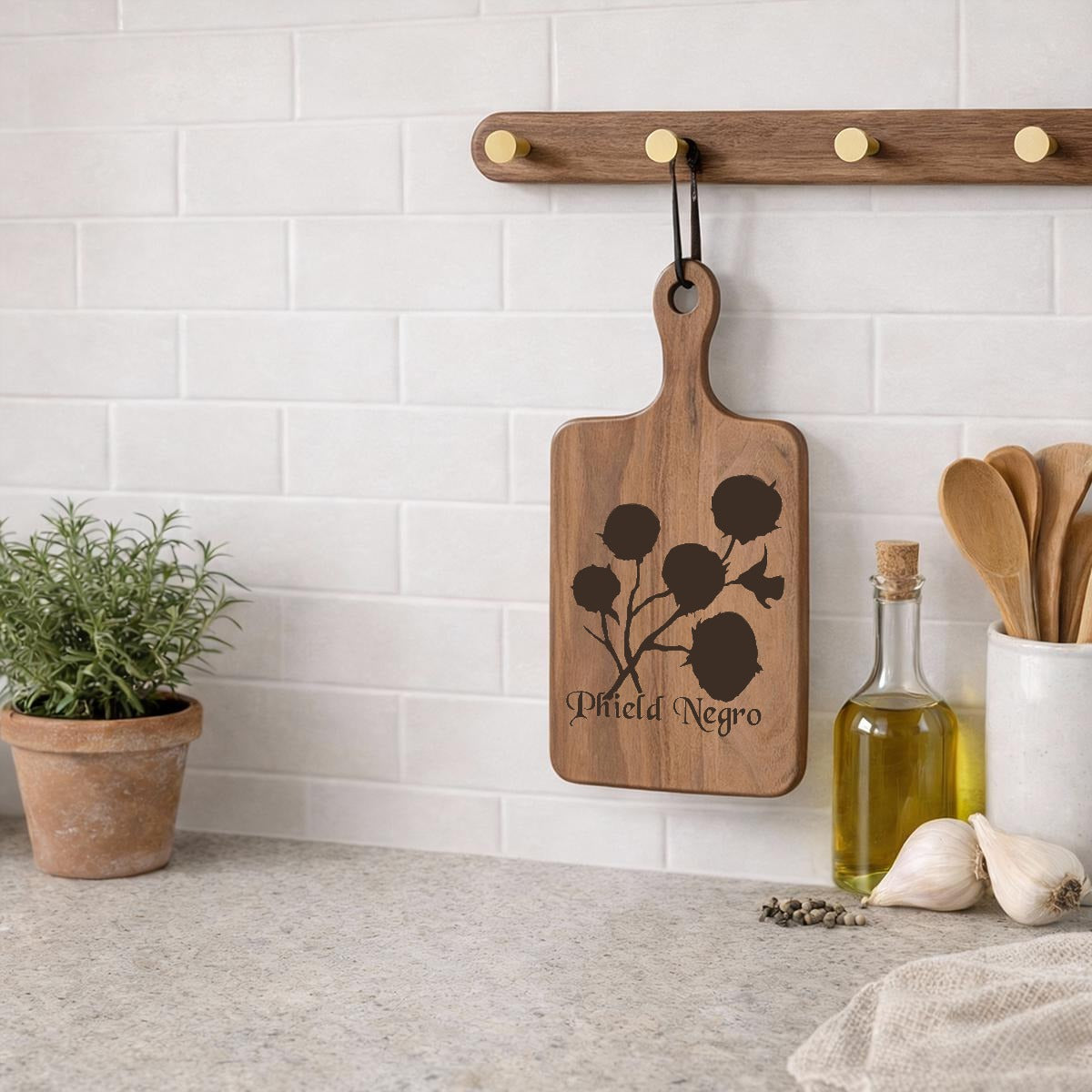 Dark Cutting Board|Single Side
