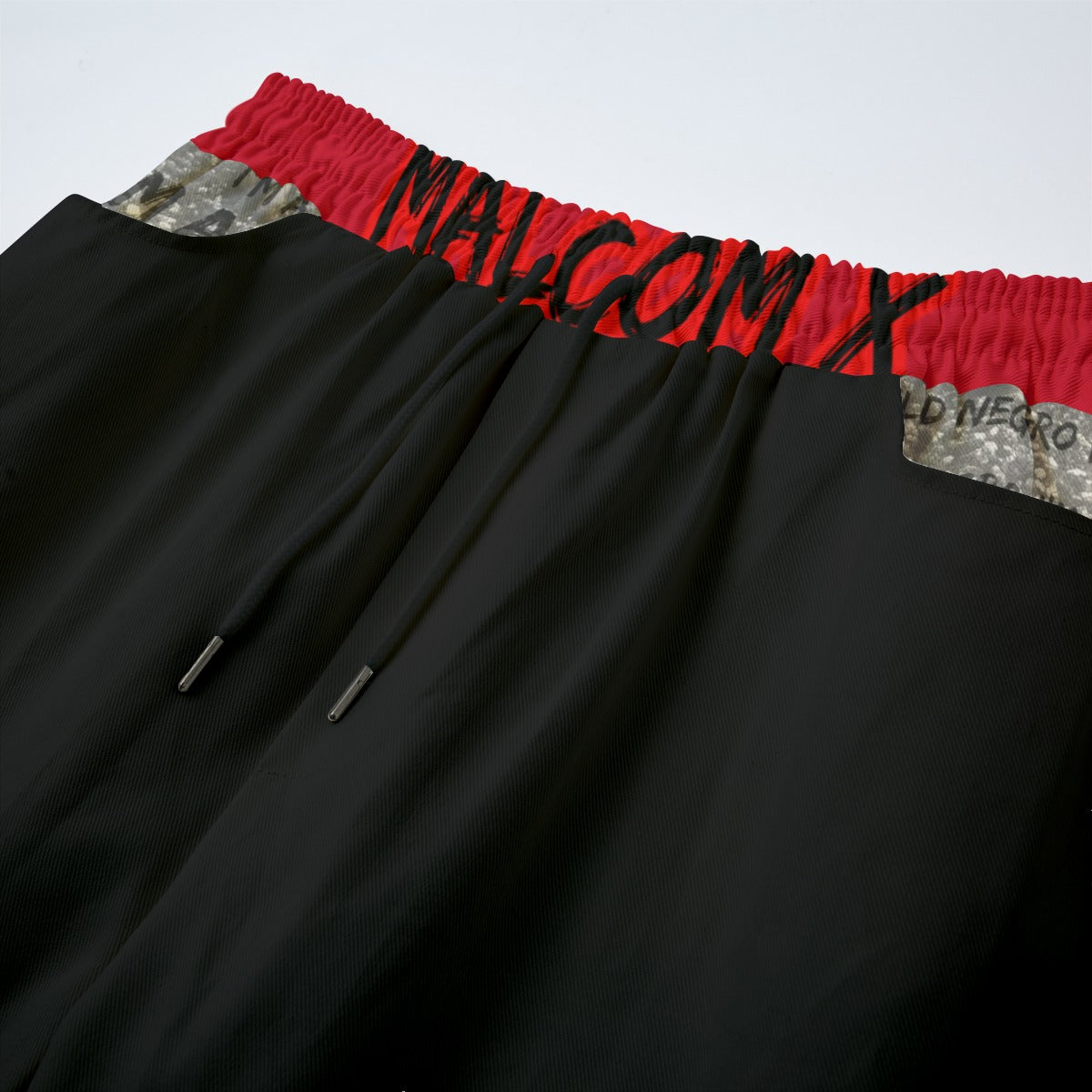 Phield Negro Unisex 245GSM Cotton Wide Leg Trousers, Adjustable Elastic Waist Casual Pants