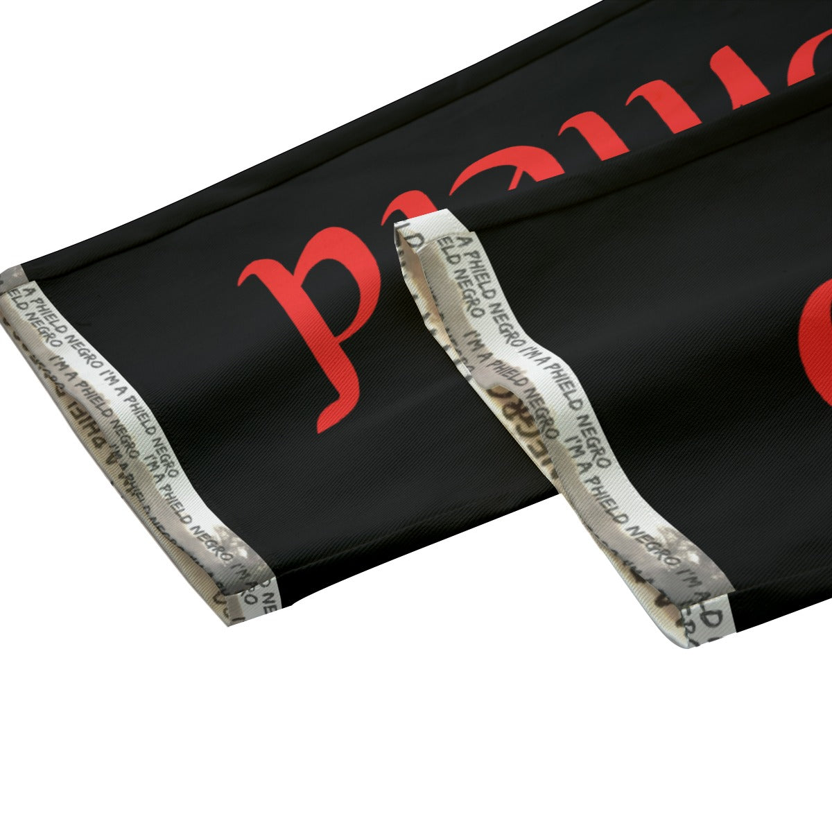 Phield Negro Unisex 245GSM Cotton Wide Leg Trousers, Adjustable Elastic Waist Casual Pants