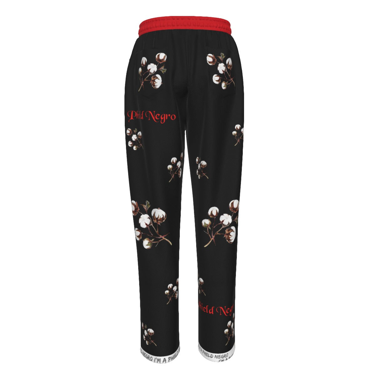 Phield Negro Cotton Plant Straight Leg Casual Pants | 245GSM Cotton