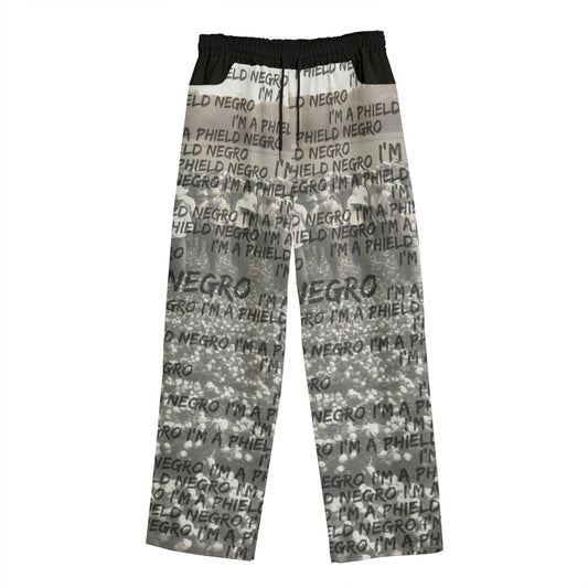 Phield Negro Unisex 245GSM Cotton Wide Leg Trousers, Natural Fiber Comfortable Casual Pants