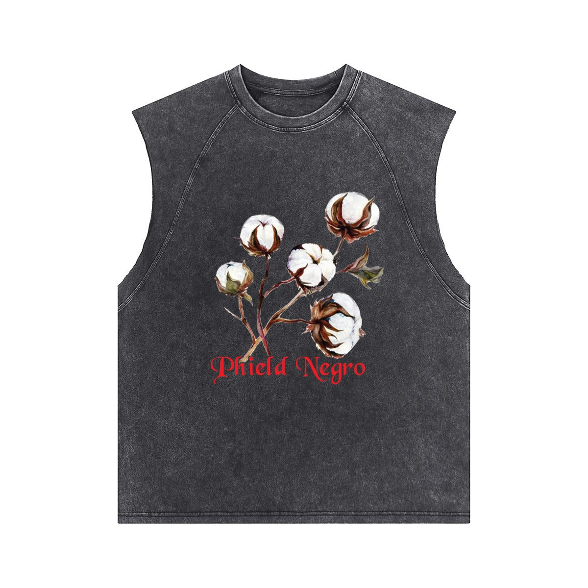Men's Washed Sleeveless Muscle Tank Top|275GSM DTG