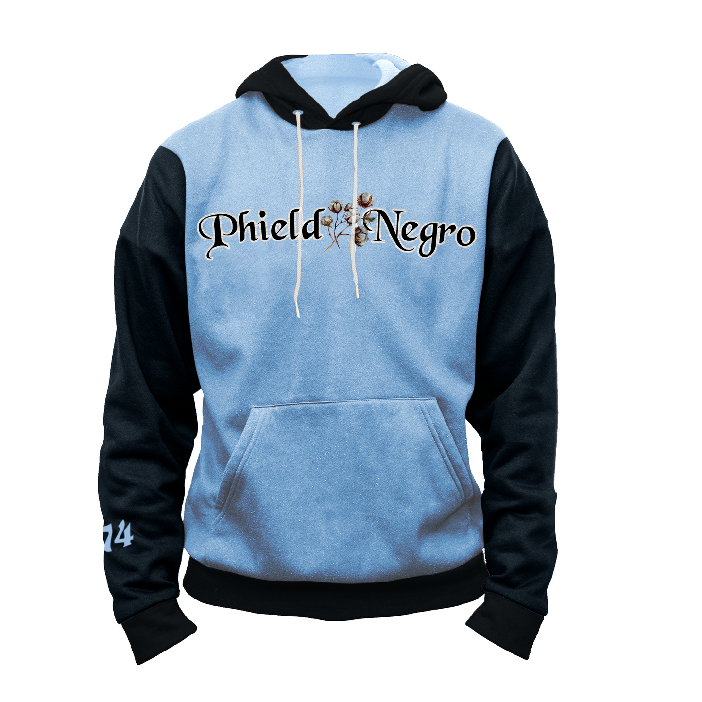 Phield Negro Premium Hoodie (N.C. Blue/Navy)