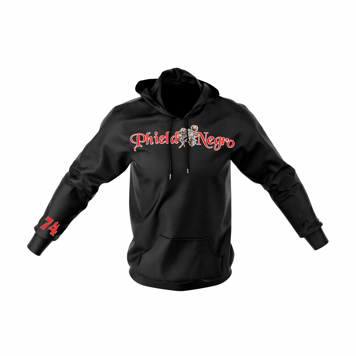 Phield Negro Standard Hoodie - Black