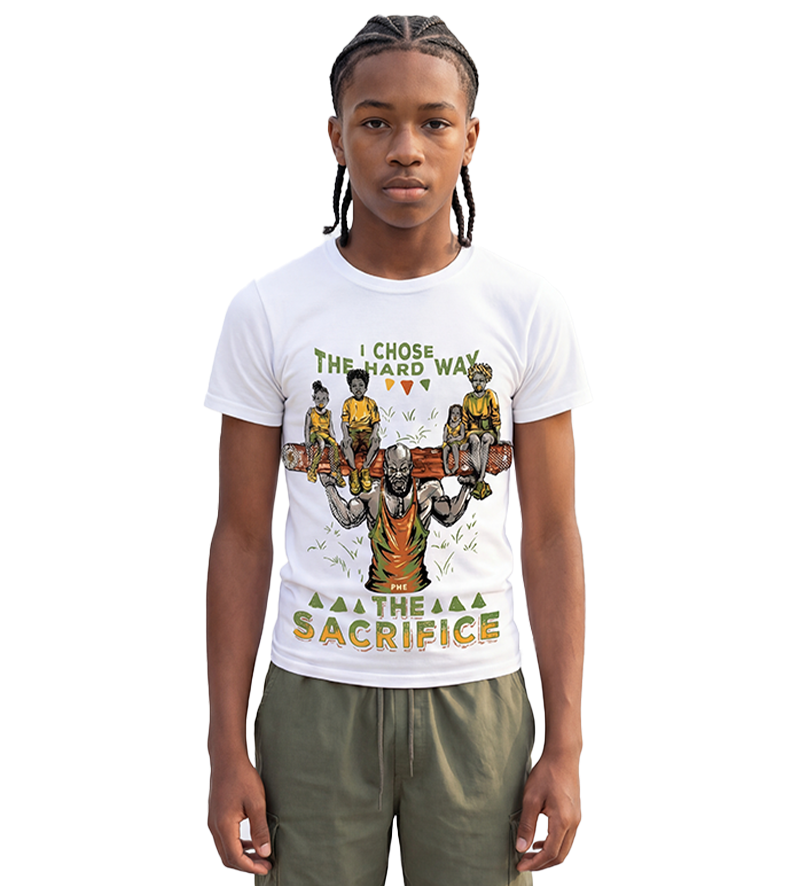 Kid's T Shirt I CHOSE THE HARD WAY.  FREE SHIPPING!