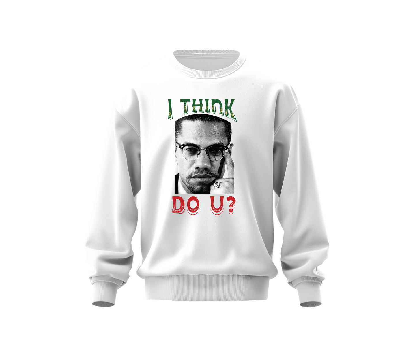 I THINK! DO YOU? PNC CREWNECK - WHITE