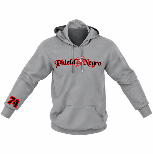 Phield Negro Standard Hoodie Grey