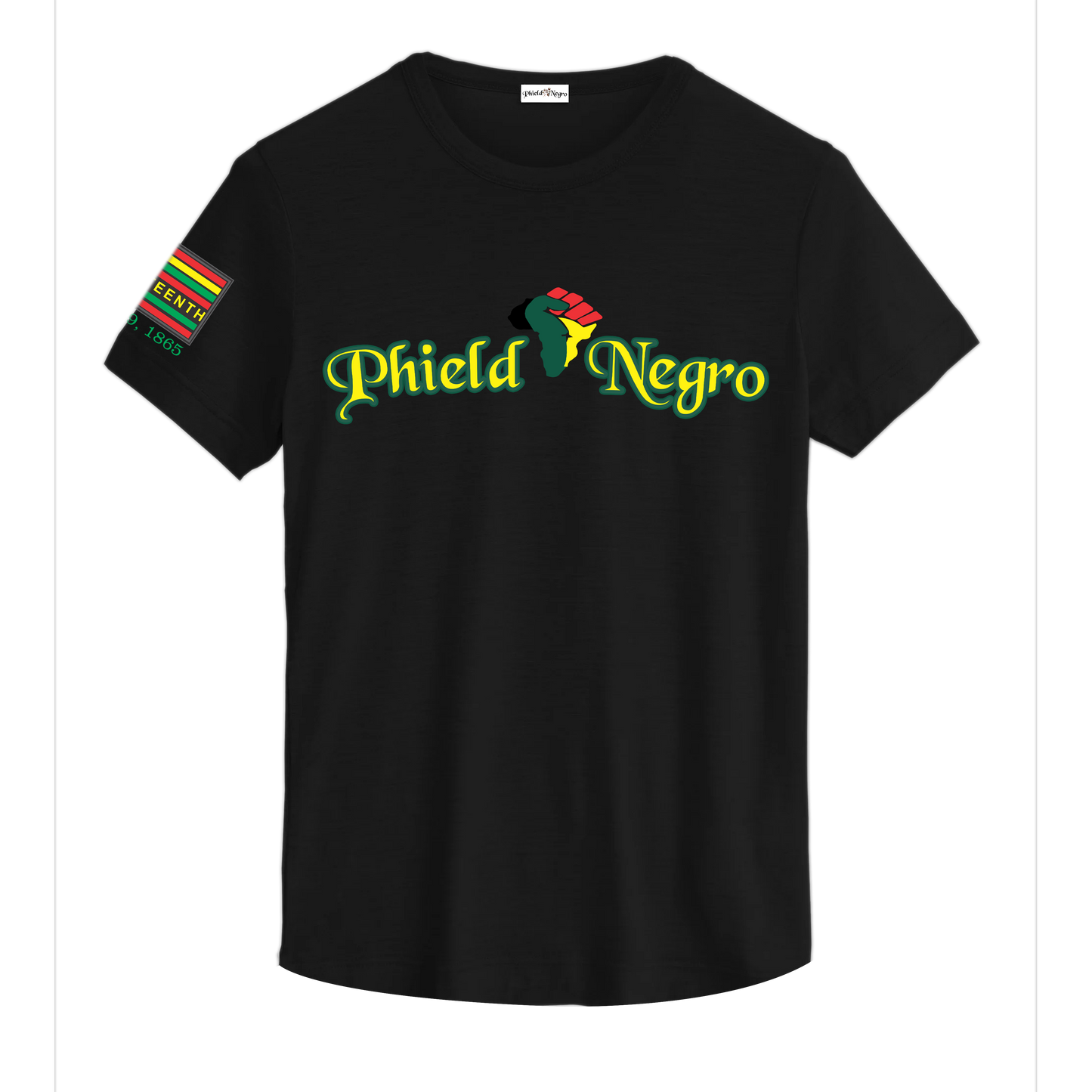 Juneteenth Tee Shirt  - Premium Phield Negro - Juneteenth Edition Black