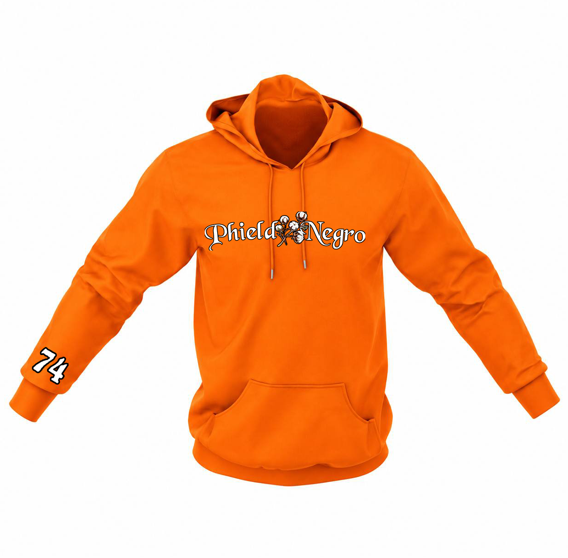 Phield Negro Standard Hoodie Orange