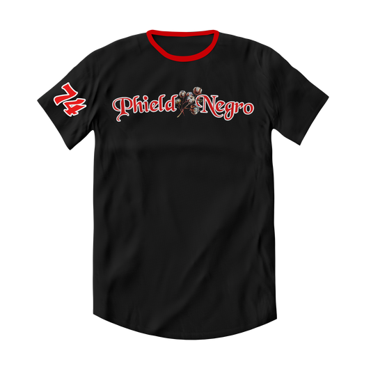 Phield Negro Premium T-shirt (Red/Black)